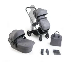 ICandy Lime Lifestyle (i-Snug2) Travel System Summer Bundle With ISOFIX Base - Charcoal 13 ICandy Lime Lifestyle (i-Snug2) Travel System Summer Bundle With ISOFIX Base - Charcoal -Best Baby Sale Store 01NewLimeCharcoalPackShot 2