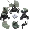 Joie Versatrax (i-Snug 2) Travel System With Carrycot & ISOFIX Base - Laurel -Best Baby Sale Store 1 46