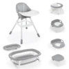 Dolu 6-in-1 Baby Highchair, Bath, Bath Seat & Potty All You Need Newborn Bundle - Grey -Best Baby Sale Store 1 78