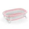 Dolu Travel Fold Flat Infant Baby Bathtub - White & Pink -Best Baby Sale Store 1 83