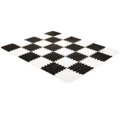 Kinderkraft Luno Foam Puzzle Playmat - Black & White