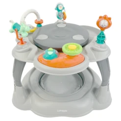 Puggle 3in1 360° Bounce, Twist & Play Baby Entertainer - Scattered Stars Grey -Best Baby Sale Store 1 95