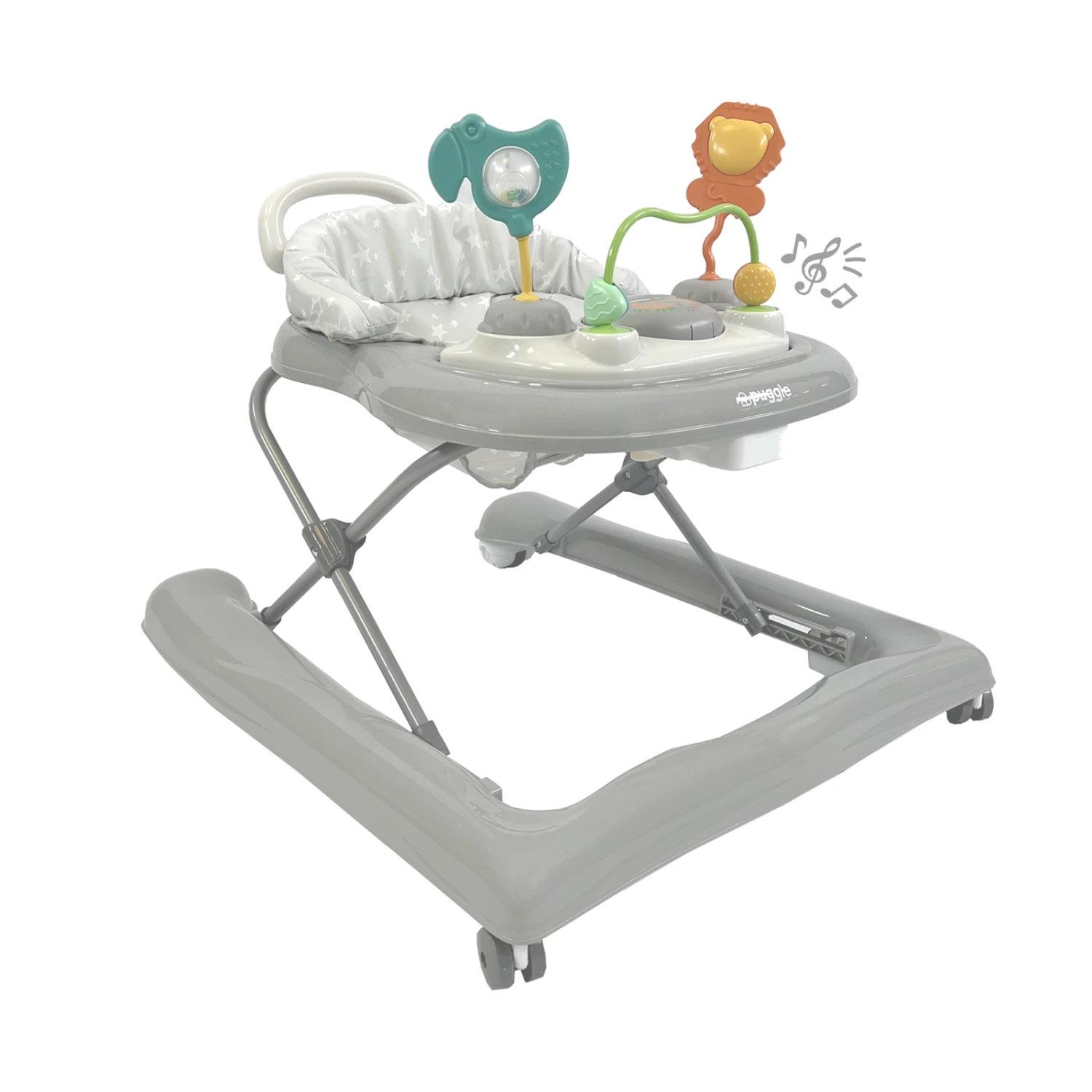 Puggle In The Jungle Speedy 2 In 1 Baby Walker - Special Edition - Scattered Stars Grey 3 Puggle In The Jungle Speedy 2 In 1 Baby Walker - Special Edition - Scattered Stars Grey
