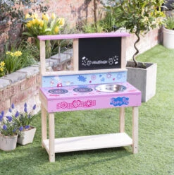 Peppa Pig Lil Wooden Mud Kitchen With Accessories - Pink (18m - 5 Years) -Best Baby Sale Store 1684787.INF 7
