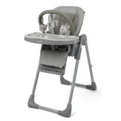 Puggle Foodie Eat & 9 In 1 Highchair & Splash Mat From Birth - Mist Grey -Best Baby Sale Store 2 118