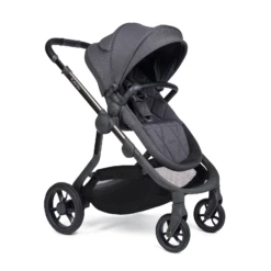 ICandy Orange 3 Complete 14 Piece Travel System Bundle With I-Level Car Seat & ISOFIX Base - Dark Slate Marl Phantom -Best Baby Sale Store 2 63