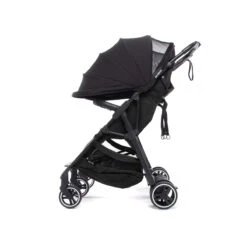 Baby Monsters Kuki Lightweight (9.8kg) Twin Double Pushchair & Raincover With Transport Bag - Black -Best Baby Sale Store 20 54 025image8