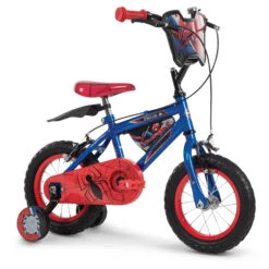 Huffy Marvel Spider-Man 12" Bike - Blue/Red (3-5 Years)