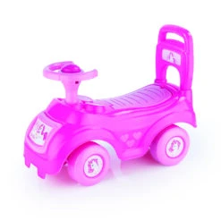 Unicorn Kids 2 In 1 Sit And Ride Push Along Car - Pink (12m - 5y)