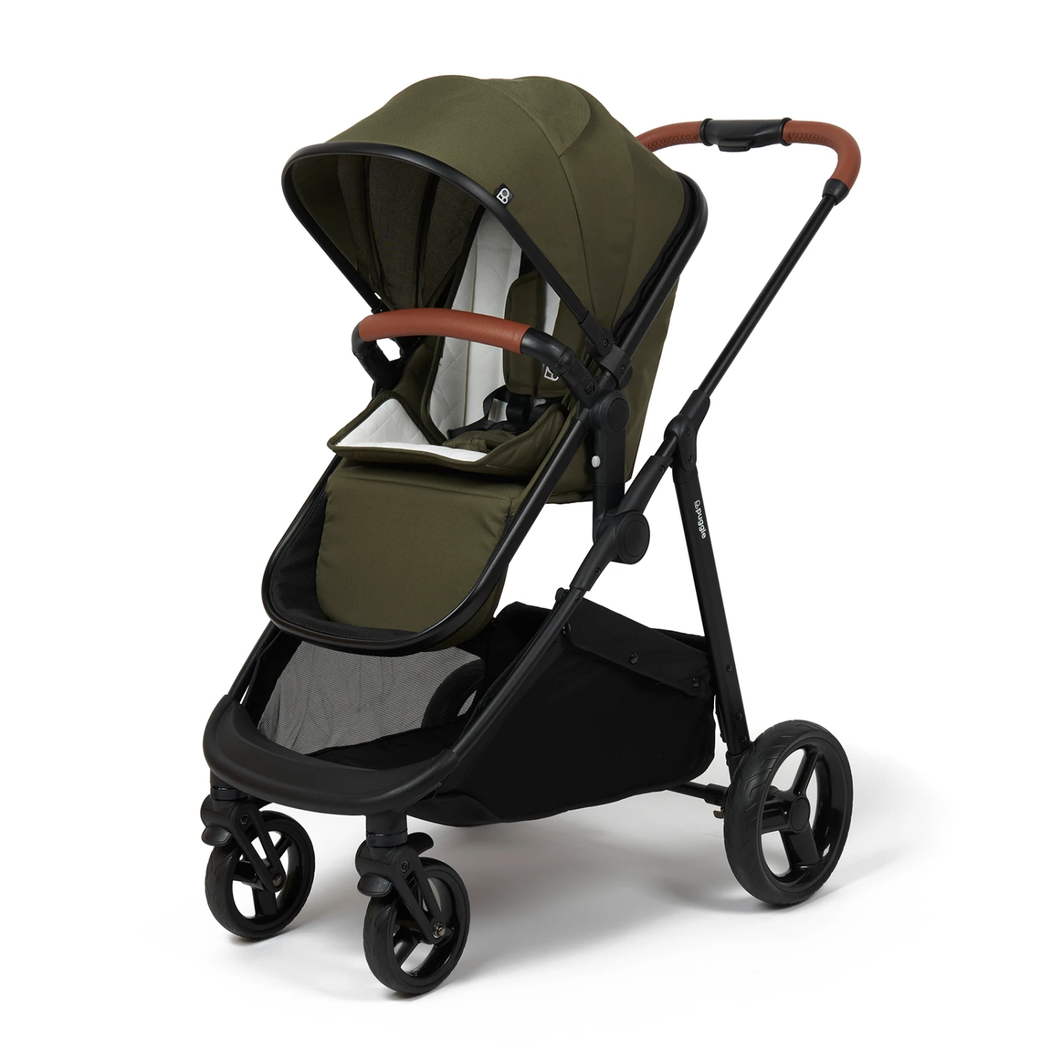 Puggle Monaco XT 3in1 I-Size Travel System With Changing Bag - Forest Green 4 Puggle Monaco XT 3in1 I-Size Travel System With Changing Bag - Forest Green - Image 2