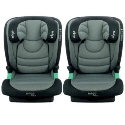 Migo Oslo Luxury I-Size 100-150cm Isofix Group 2,3 Car Seat (2 Pack) - Grey