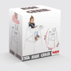 Dolu Compact Baby Toddler Highchair With Toys - Grey 7 Dolu Compact Baby Toddler Highchair With Toys - Grey -Best Baby Sale Store 3 108