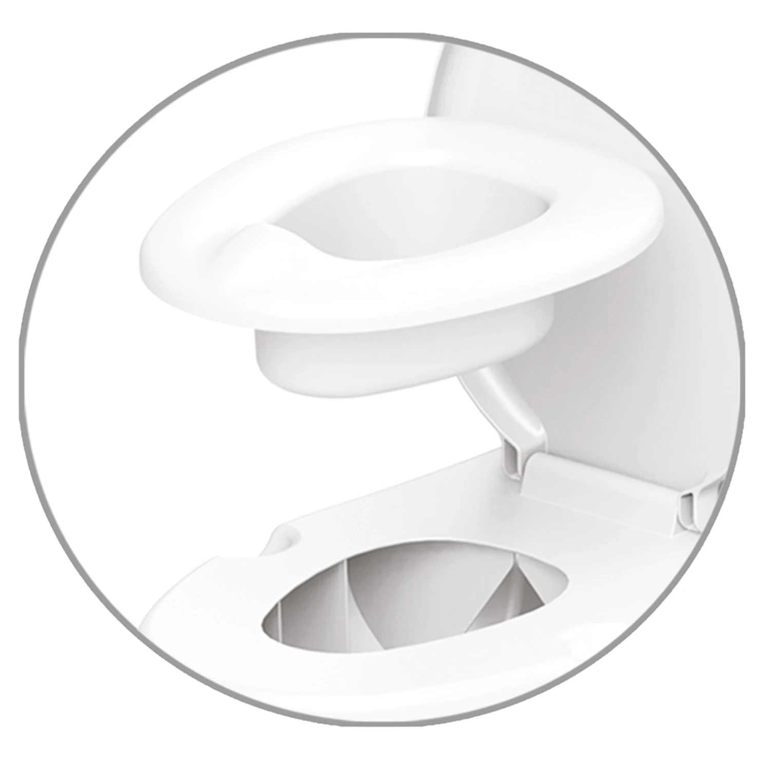 Dolu Toddler Infant Educational Potty - White 5 Dolu Toddler Infant Educational Potty - White - Image 3