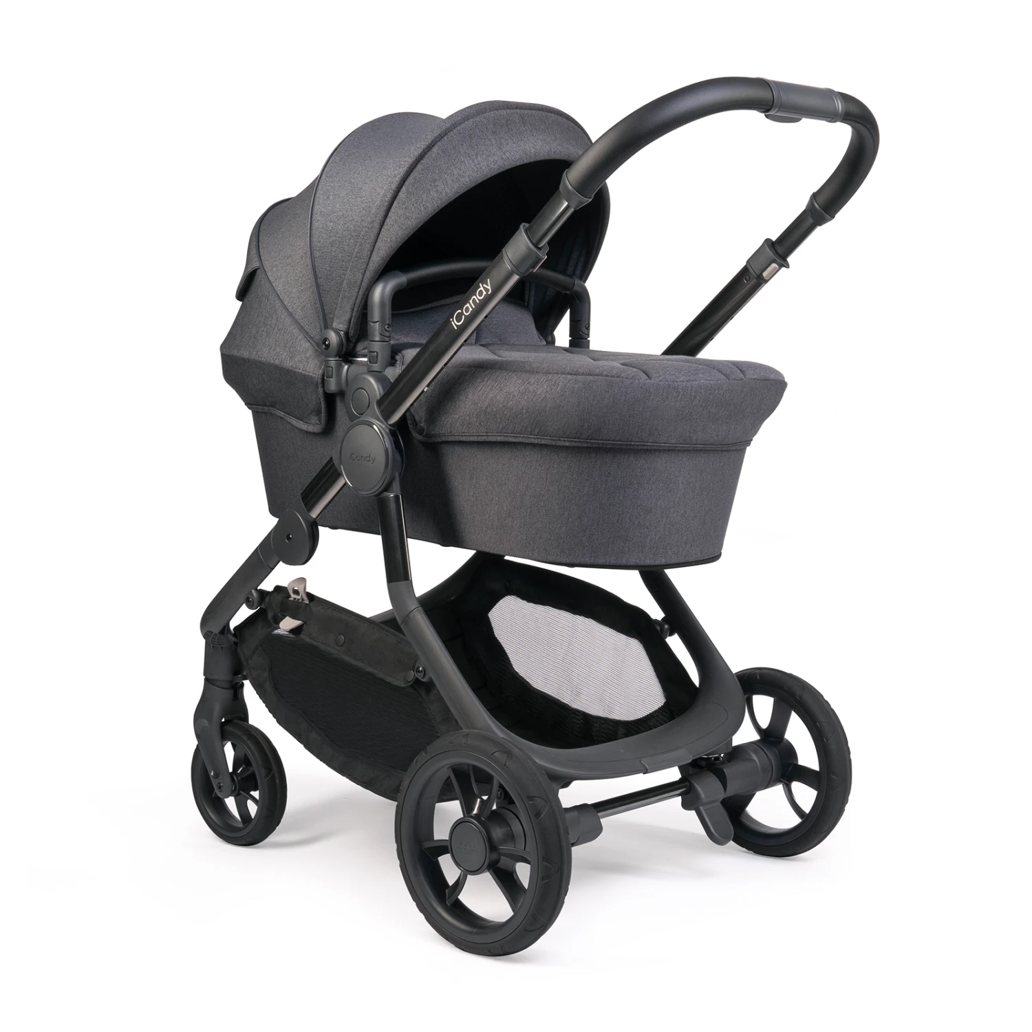 ICandy Orange 3 Carrycot & Pushchair Complete Bundle - Dark Slate Marl Phantom 6 ICandy Orange 3 Carrycot & Pushchair Complete Bundle - Dark Slate Marl Phantom - Image 4