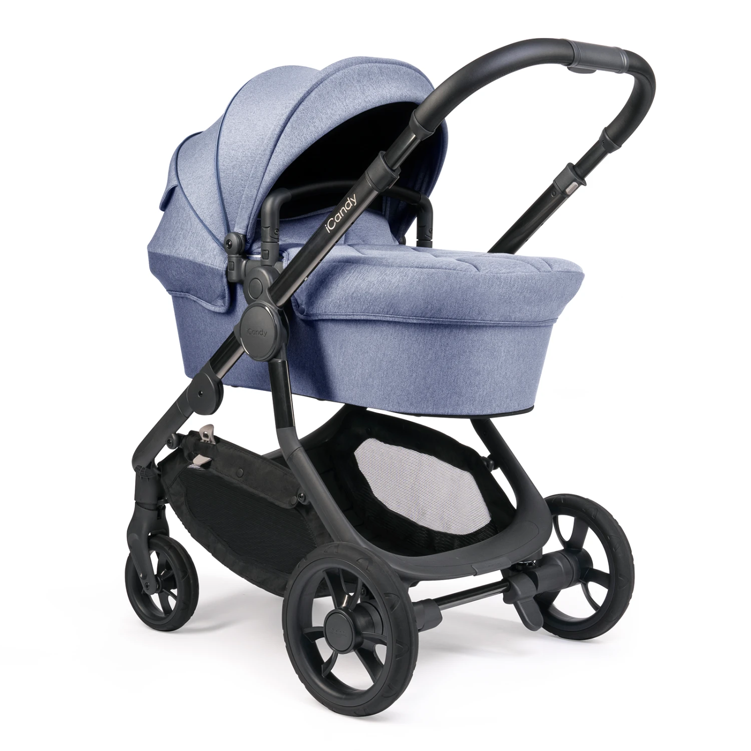 ICandy Orange 3 Complete 13 Piece Travel System Bundle With Cloud Z2 Car Seat - Mist Blue Marl Phantom 6 ICandy Orange 3 Complete 13 Piece Travel System Bundle With Cloud Z2 Car Seat - Mist Blue Marl Phantom - Image 4