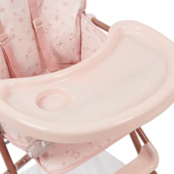 Puggle Dine & Go Luxe Baby Highchair - Scattered Stars Pink 10 Puggle Dine & Go Luxe Baby Highchair - Scattered Stars Pink -Best Baby Sale Store 3Pink 4