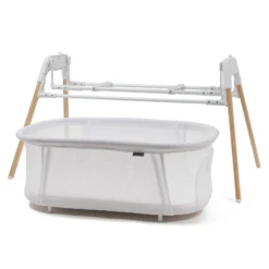 Nested 3-in-1 Glide & Go Crib - White / Grey -Best Baby Sale Store 4 100