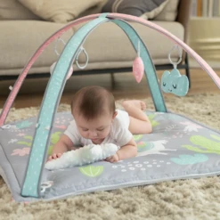 Ladida 2in1 Activity Baby Playmat Gym And Ball Pit (From Birth To 6 Months) - Grey -Best Baby Sale Store 4 119