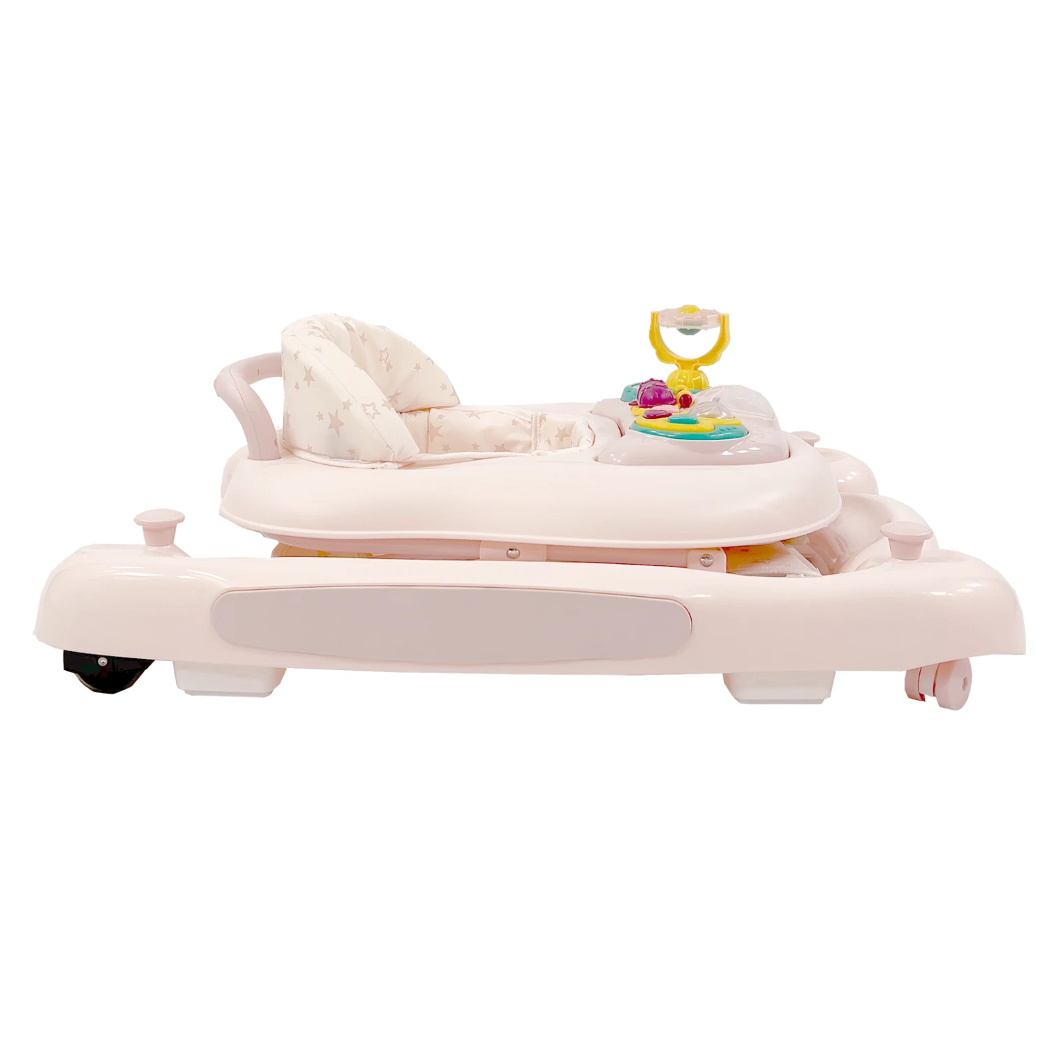 Puggle 3in1 Push, Walk & Rock Baby Walker - Scattered Stars Pink 6 Puggle 3in1 Push, Walk & Rock Baby Walker - Scattered Stars Pink - Image 4