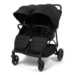Puggle Urban City Easyfold Twin Double Pushchair + 1 Soft Carrycot - Storm Black 12 Puggle Urban City Easyfold Twin Double Pushchair + 1 Soft Carrycot - Storm Black -Best Baby Sale Store 4 76