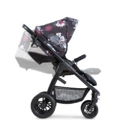 Hauck Saturn R (iPro) I-Size 3-in-1 Travel System With ISOFIX Base - Wild Bloom -Best Baby Sale Store 4007923141410.p12.Saturn R 12083 des Wild Blooms black