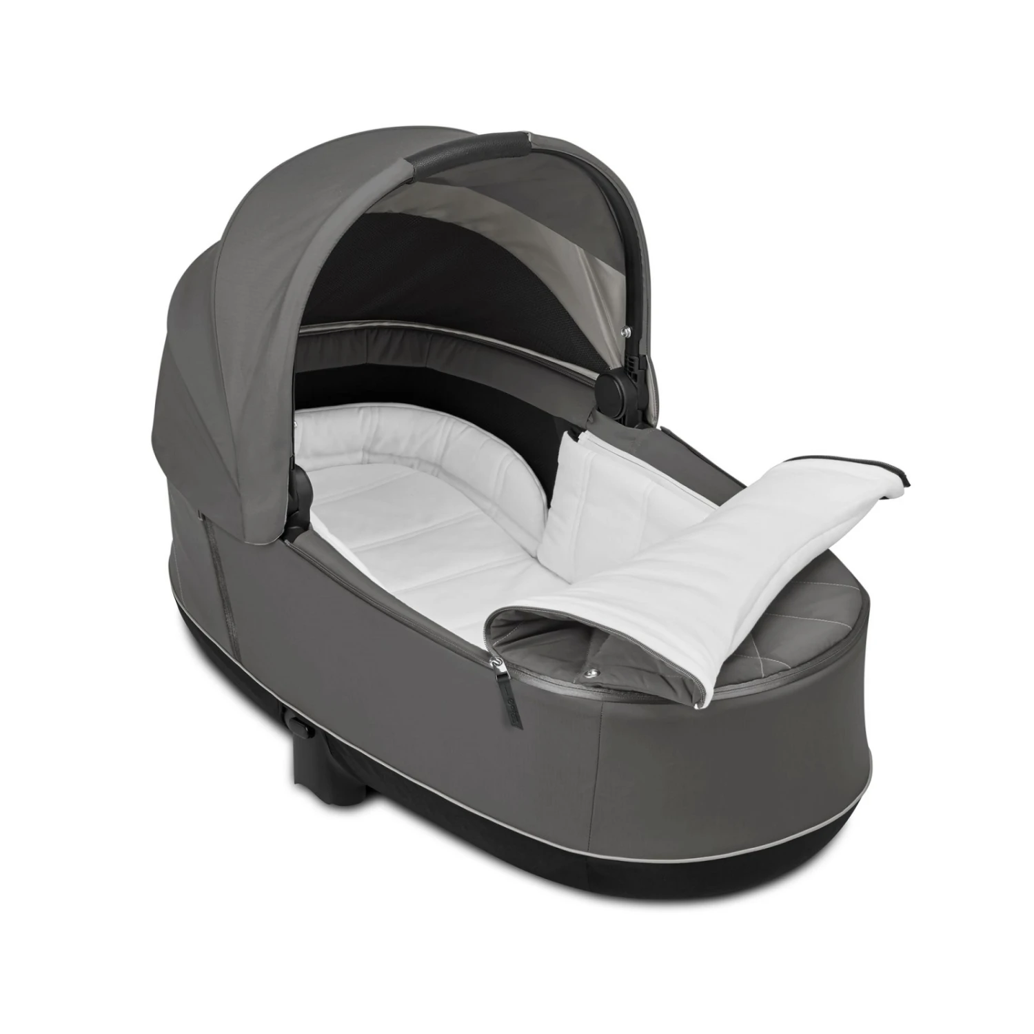 Cybex Priam Lux Carrycot - Soho Grey 4 Cybex Priam Lux Carrycot - Soho Grey - Image 2