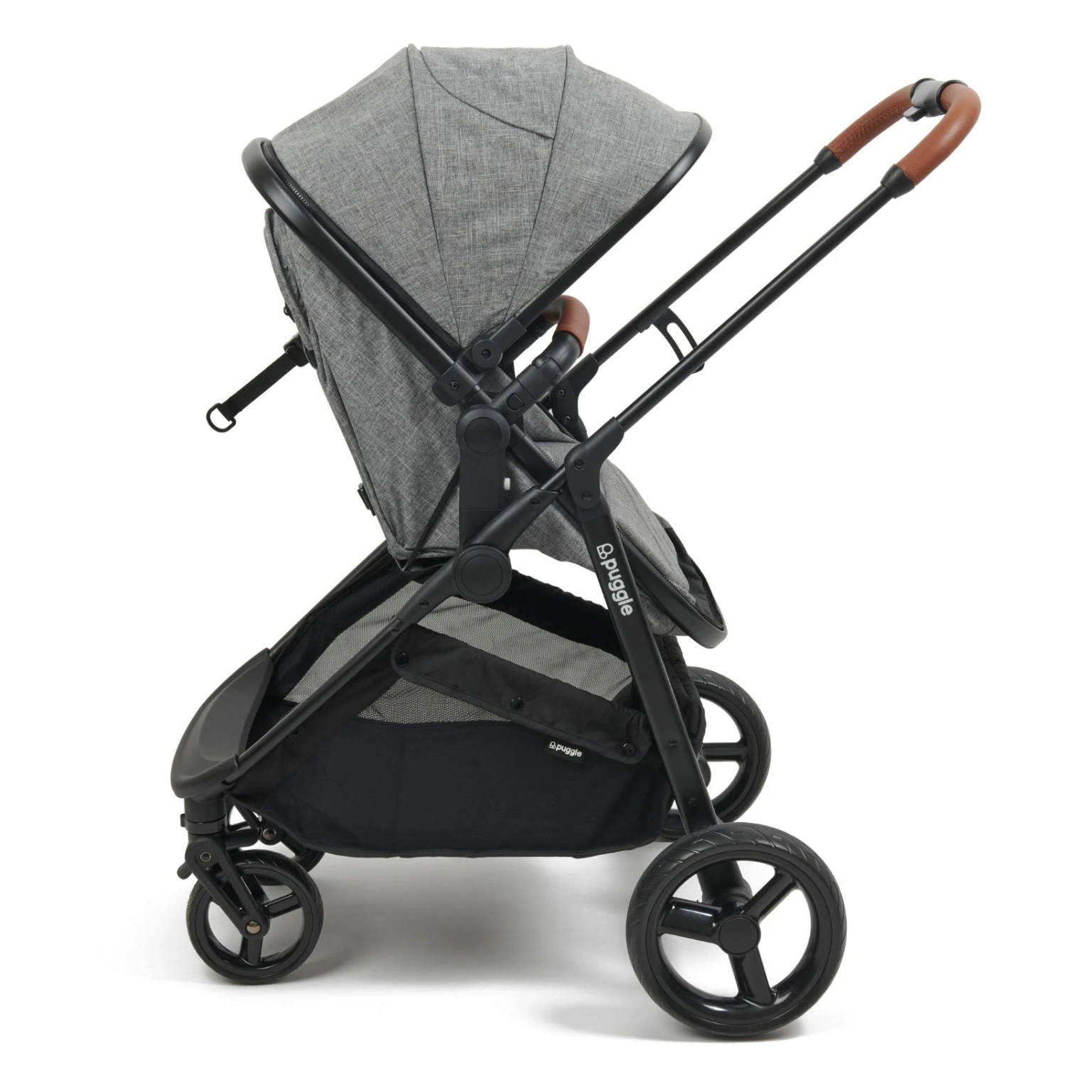 Puggle Monaco XT 2in1 I-Size Travel System With ISOFIX Base - Graphite Grey 9 Puggle Monaco XT 2in1 I-Size Travel System With ISOFIX Base - Graphite Grey - Image 7