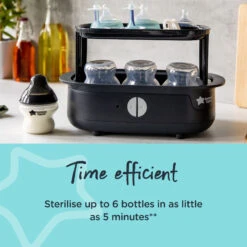 Tommee Tippee Super-Steam Advanced Electric Steriliser - Black -Best Baby Sale Store 423222 8
