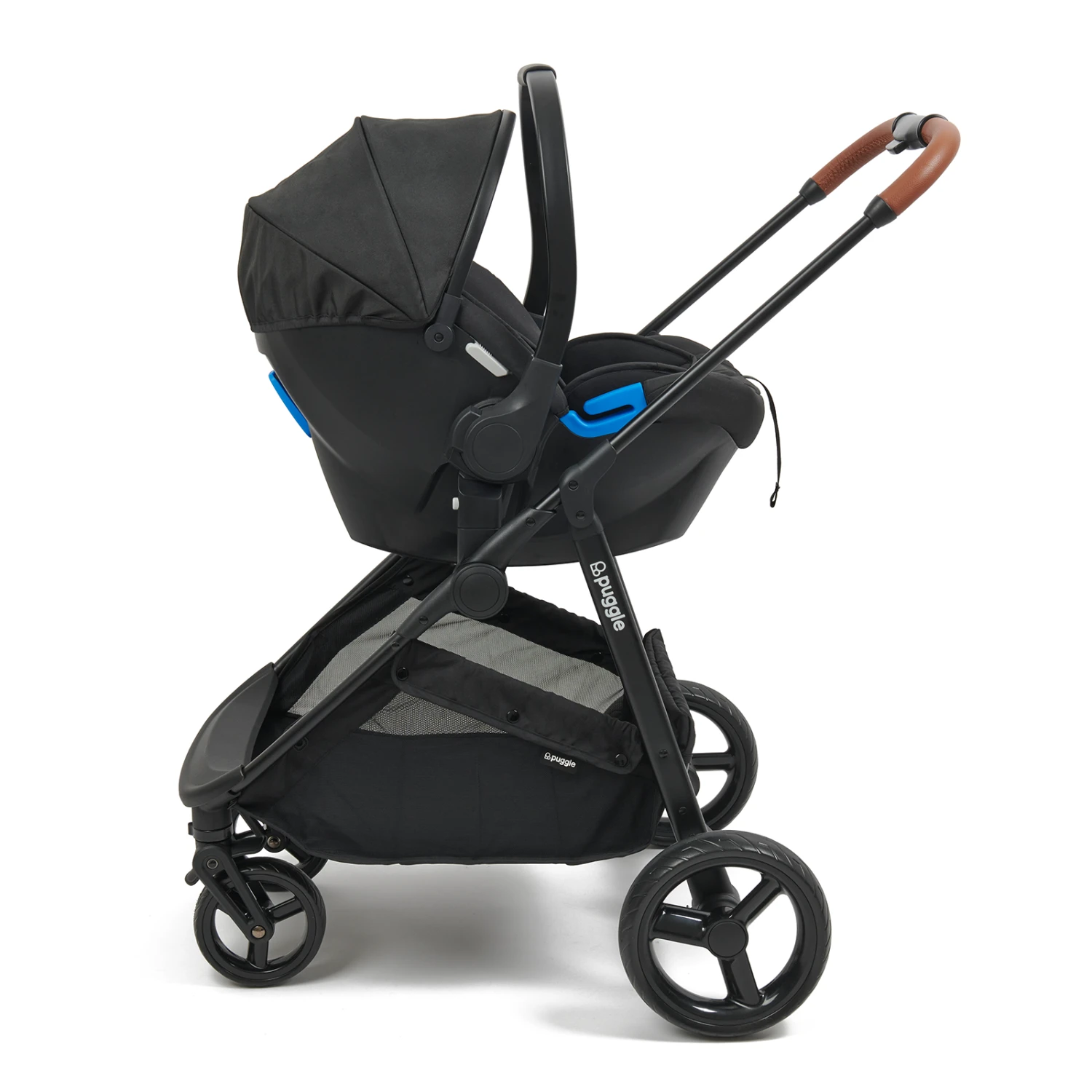 Puggle Monaco XT 3in1 Travel System With Organiser - Storm Black 6 Puggle Monaco XT 3in1 Travel System With Organiser - Storm Black - Image 4