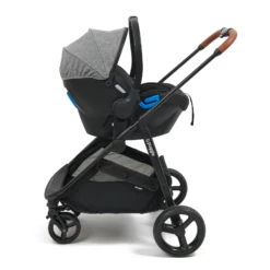 Puggle Monaco XT 3in1 Travel System With Organiser - Graphite Grey 14 Puggle Monaco XT 3in1 Travel System With Organiser - Graphite Grey -Best Baby Sale Store 4Grey 1