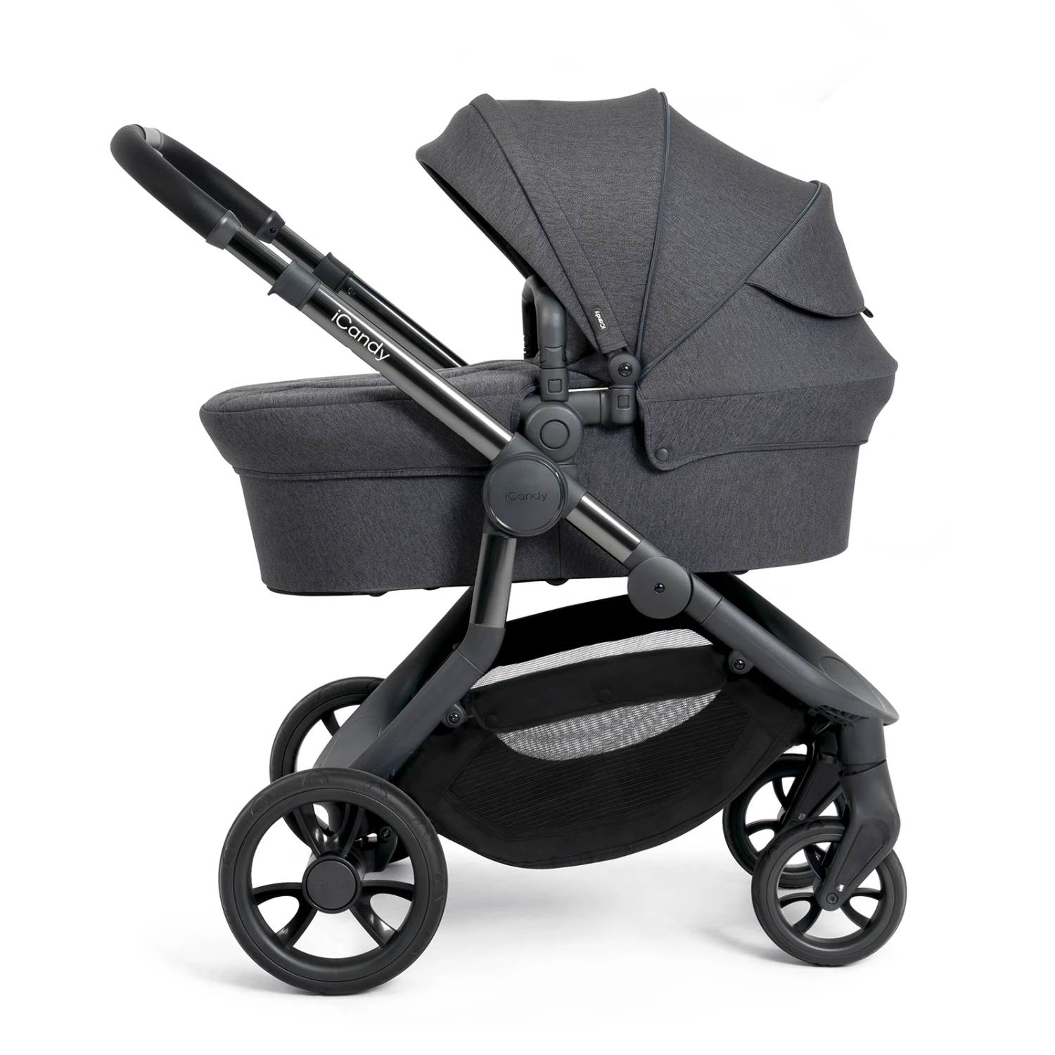 ICandy Orange 3 Carrycot & Pushchair Complete Bundle - Dark Slate Marl Phantom 8 ICandy Orange 3 Carrycot & Pushchair Complete Bundle - Dark Slate Marl Phantom - Image 6