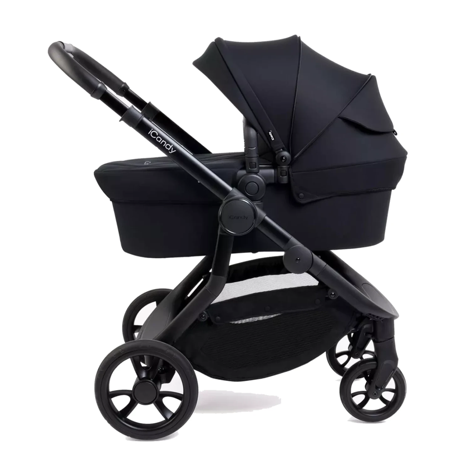 Puggle Sleepy Vibrating Side Crib & Moses Basket With Musical Lights And Sounds - Graphite Grey 7 Puggle Sleepy Vibrating Side Crib & Moses Basket With Musical Lights And Sounds - Graphite Grey - Image 5