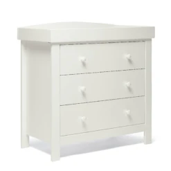 Mamas & Papas Dover Cot Bed 5 Piece Nursery Furniture Set With Pocket Sprung Mattress - White -Best Baby Sale Store 5 44