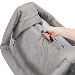 Mini-Uno SwiftFold Bedside Foldable Crib - Light Grey -Best Baby Sale Store 5 SwiftFold Grey Melange Easy Fold