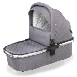Mee-go Pure (Gemm) Travel System With Accessories - Pearl Grey -Best Baby Sale Store 5.Pure Pearl Grey Carrycot