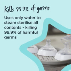 Tommee Tippee 13pc Electric Steam Steriliser Set With Baby Bottles - White -Best Baby Sale Store 5010415232304 2 4