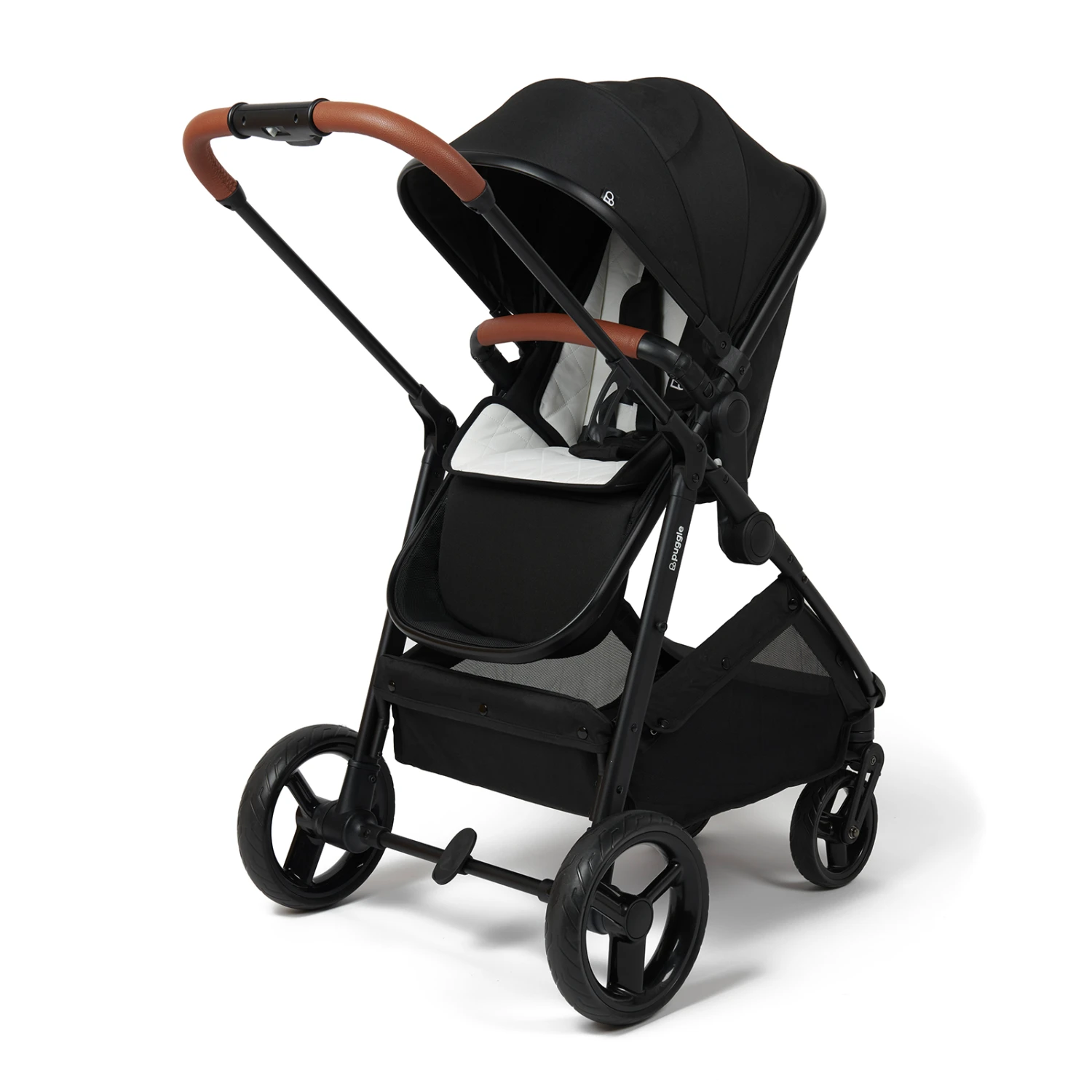 Puggle Monaco XT 3in1 Travel System With Organiser - Storm Black 7 Puggle Monaco XT 3in1 Travel System With Organiser - Storm Black - Image 5