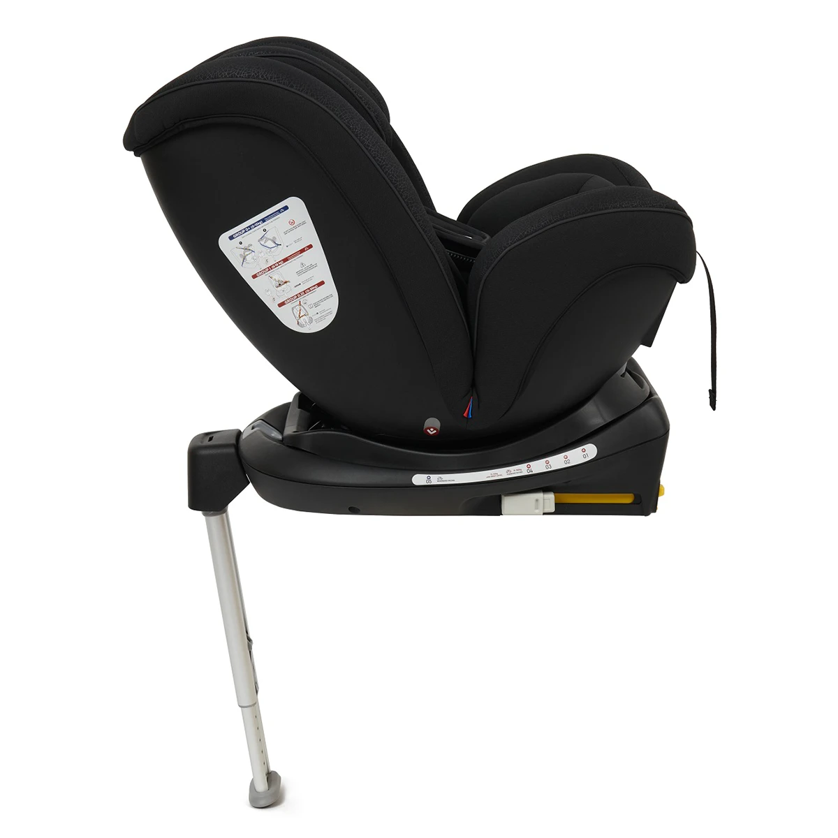 Puggle Safe Fit Luxe 360° Rotate ISOFIX Group 0+123 Car Seat (2 Pack) - Storm Black 8 Puggle Safe Fit Luxe 360° Rotate ISOFIX Group 0+123 Car Seat (2 Pack) - Storm Black - Image 6