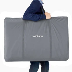 Mini Uno Swiftfold2 Bedside Foldable Crib - Grey -Best Baby Sale Store 6 miniuno swiftfold2 bag