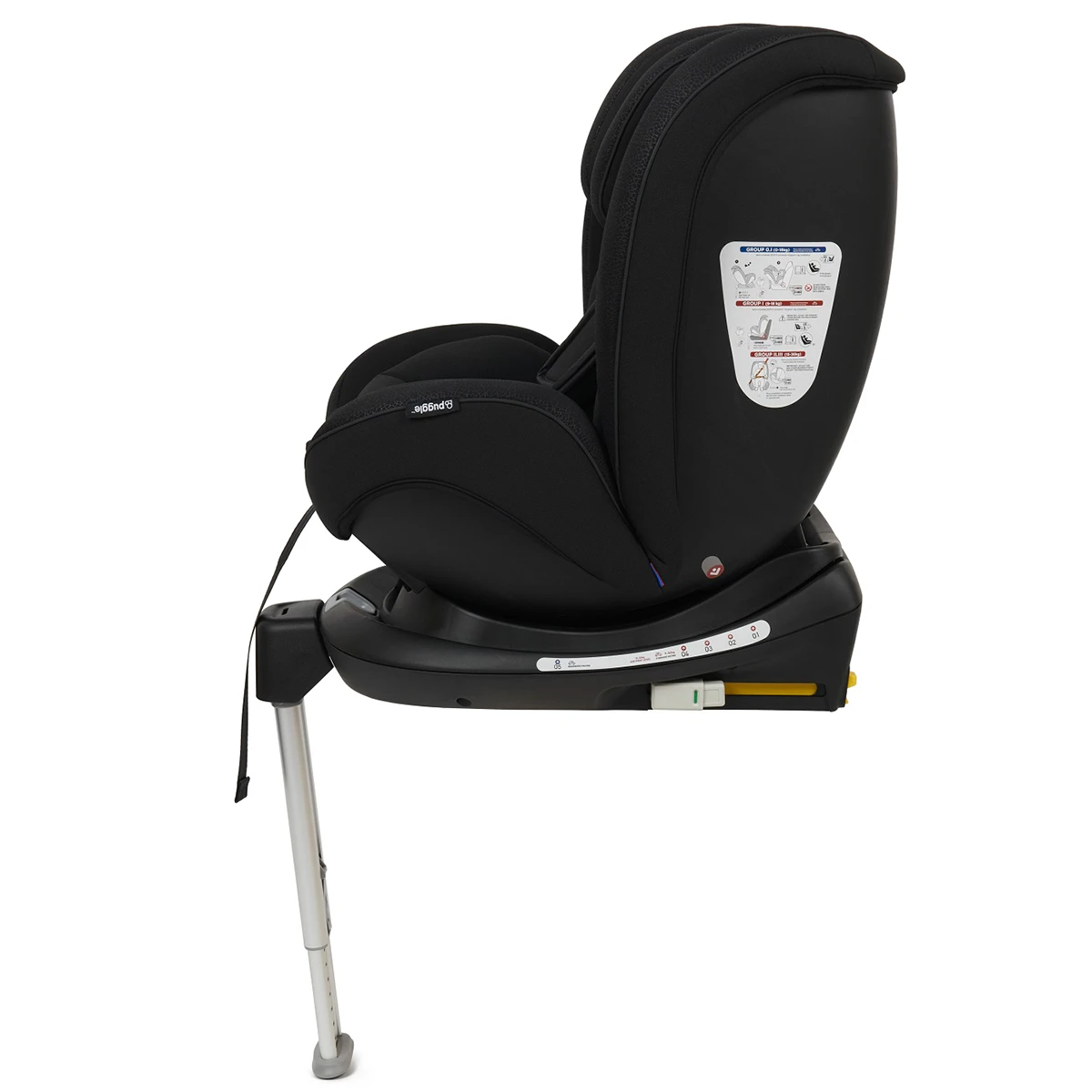 Puggle Safe Fit Luxe 360° Rotate ISOFIX Group 0+123 Car Seat (2 Pack) - Storm Black 9 Puggle Safe Fit Luxe 360° Rotate ISOFIX Group 0+123 Car Seat (2 Pack) - Storm Black - Image 7