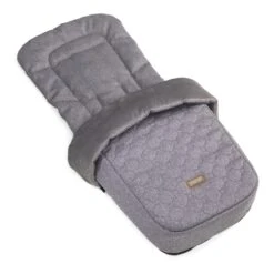 Mee-go Pure Pushchair With Carrycot & Accessories - Pearl Grey -Best Baby Sale Store 7.Pure Pearl Grey Footmuff 2