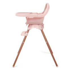 Puggle Munch Crunch 3 In 1 High/Low Chair & Booster Seat & Splash Mat - Blush Pink -Best Baby Sale Store 73
