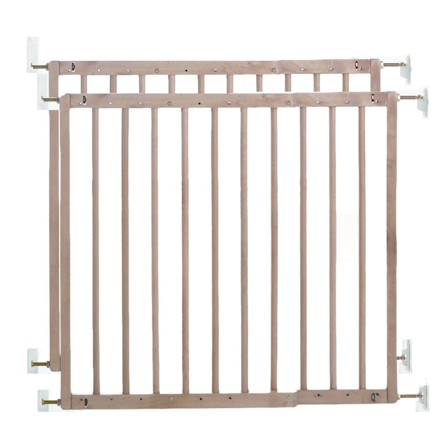 BabyDan Multidan Baby Safety Gate (Pack Of 2) - Wood (60.5 - 102cm) 3 BabyDan Multidan Baby Safety Gate (Pack Of 2) - Wood (60.5 - 102cm)
