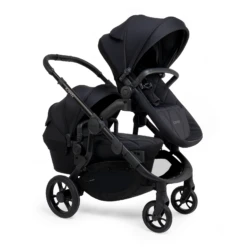 ICandy Orange 3 Double Pushchair & Carrycot Complete 19 Pieces Bundle - Black Edition -Best Baby Sale Store BlackEd
