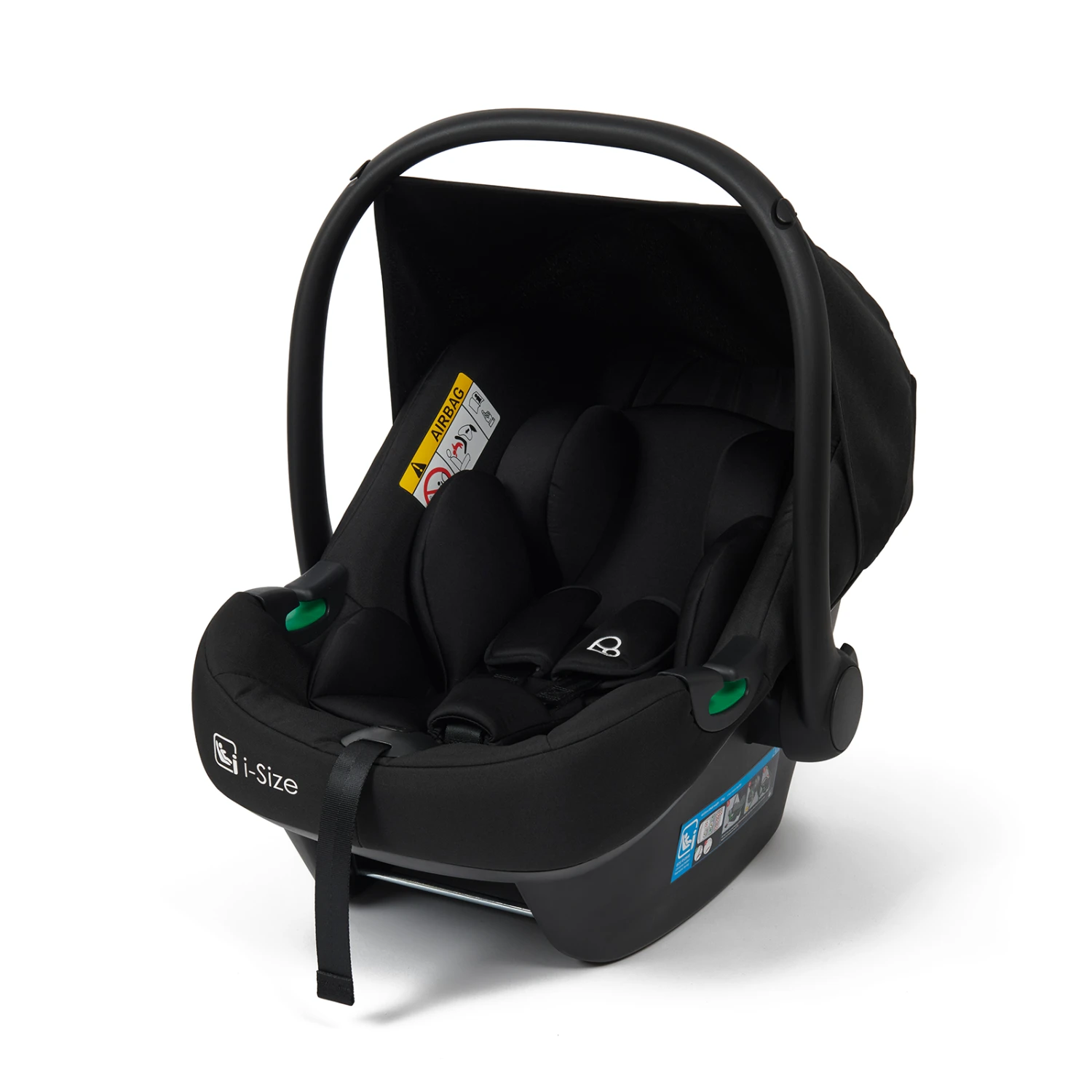 Puggle Monaco XT 3in1 I-Size Travel System With Changing Bag & ISOFIX Base - Storm Black 7 Puggle Monaco XT 3in1 I-Size Travel System With Changing Bag & ISOFIX Base - Storm Black - Image 5