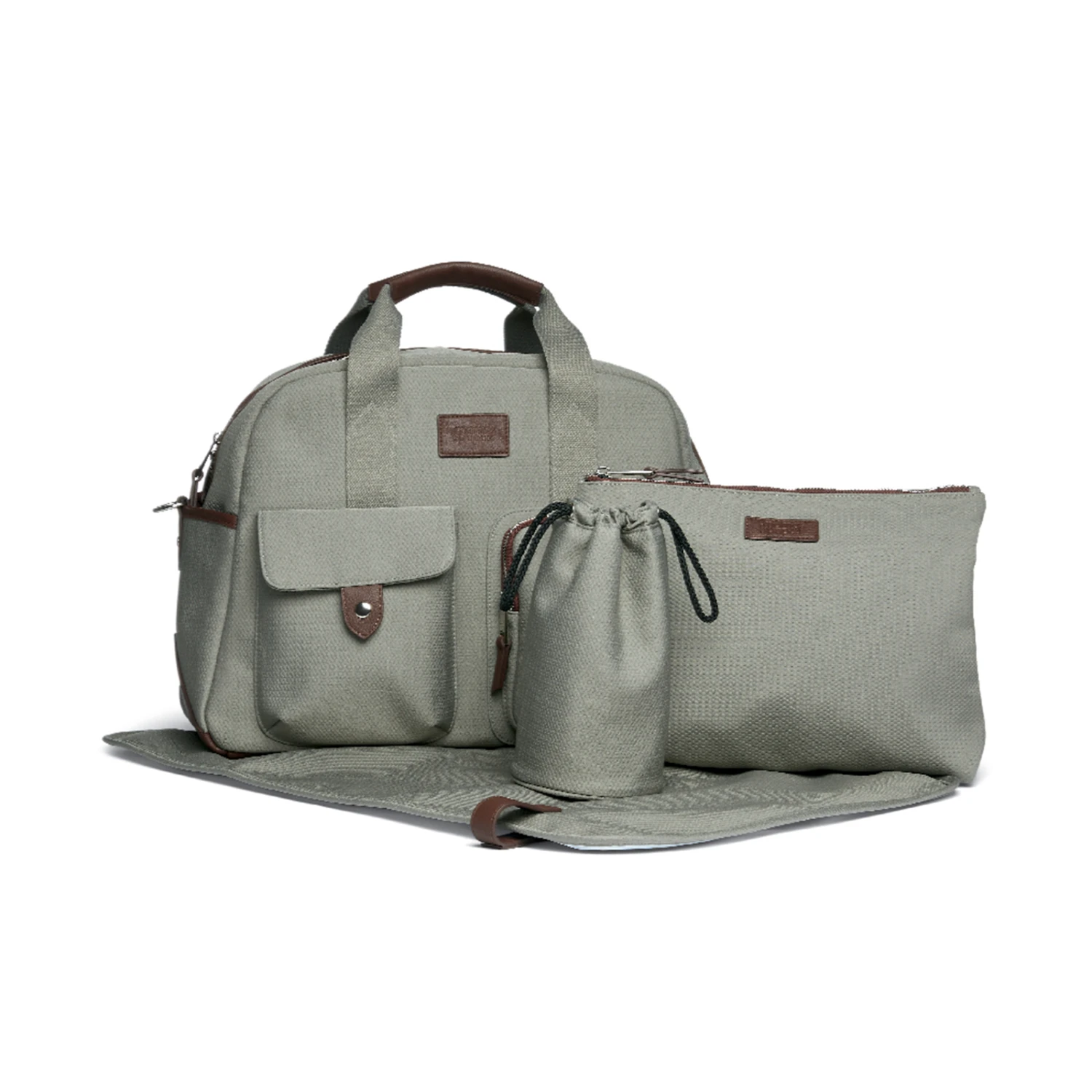 Mamas & Papas Bowling Changing Bag - Sage Green 3 Mamas & Papas Bowling Changing Bag - Sage Green