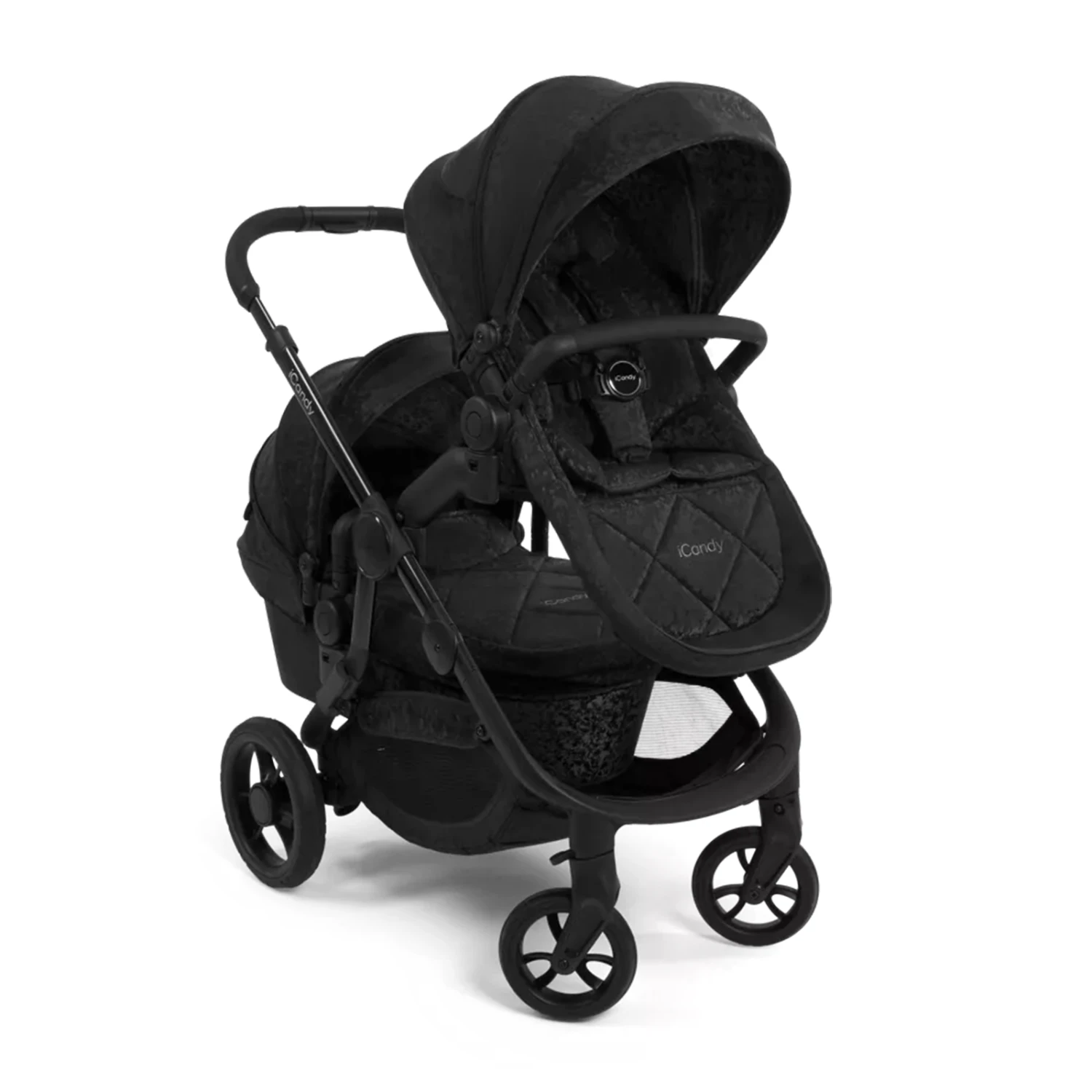 ICandy Orange 3 Double With Cloud Z2 Car Seat Complete 20 Piece Travel System Summer Bundle - Black Crush 6 ICandy Orange 3 Double With Cloud Z2 Car Seat Complete 20 Piece Travel System Summer Bundle - Black Crush - Image 4