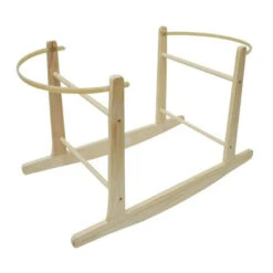 Puggle Rocking Moses Basket Stand - Natural