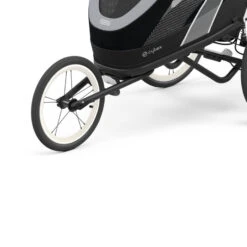 Cybex ZENO 4in1 Multisport Pushchair - All Black -Best Baby Sale Store CybexZENO4in1MultisportPushchair AllBlack FrontWheelcopy