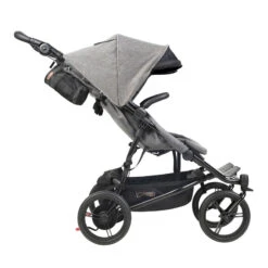 Mountain Buggy Duet Luxury Twin Pushchair - Herringbone -Best Baby Sale Store DUETPR V3 herringbone 4 with extended visor side